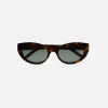 New Saint Laurent Sl M115 Acetate Cat Eye Frame Medium Havana / Light Gold