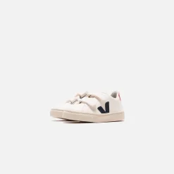 Outlet Veja Small Esplar Velcro White / Navy