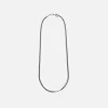 Shop Emanuele Bicocchi Small Ice Double Chain Necklace Black