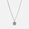 Outlet Emanuele Bicocchi Small Lily Coin Pendant Necklace Silver