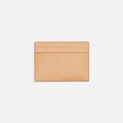 Cheap Saint Laurent Smooth Leather Credit Card Case Vintage Brown