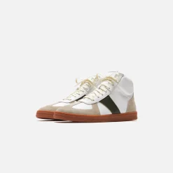 Shop Rhude Sneaker White / Beige / Green