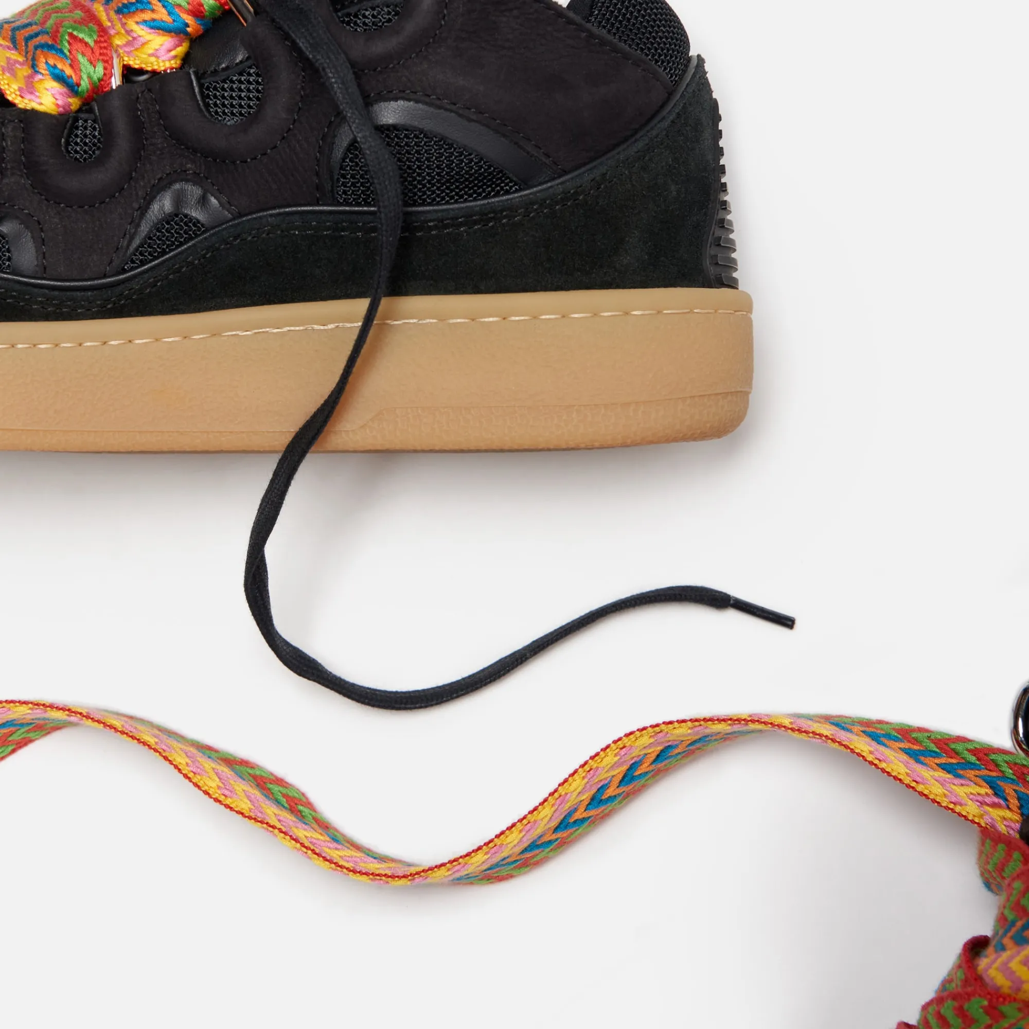 Cheap Lanvin Sneakers Curb Black