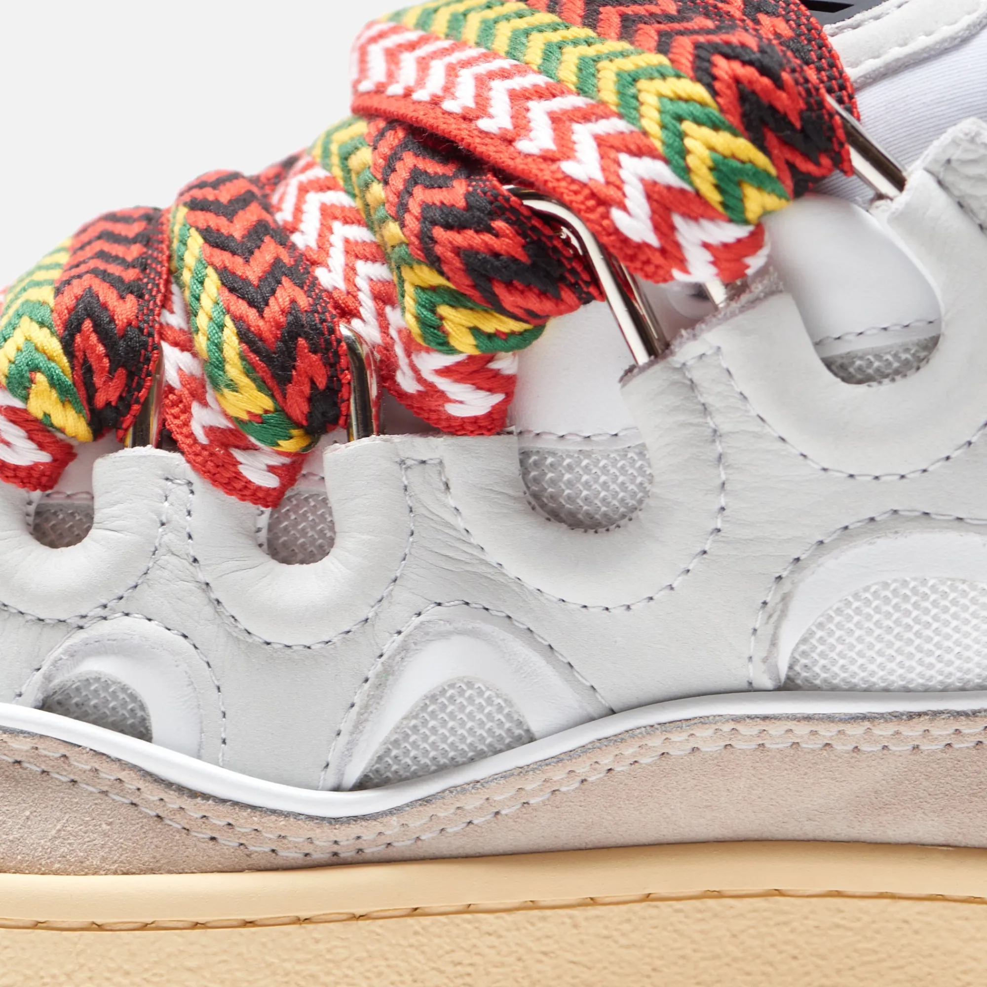 Online Lanvin Sneakers Curb White