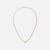 Clearance Yvonne Leon Solitaire Diamonds Link Loop Necklace