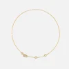 Sale Yvonne Leon Solitaire Donut Necklace In 18K Yellow Gold