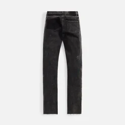 New Margiela Stone-Washed Used Dirty Denim Jean Black