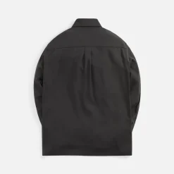 Discount Lemaire Straight Collar Shirt Ash Black