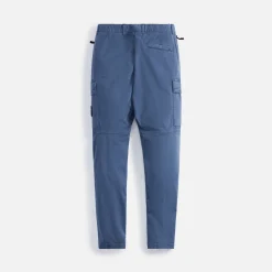 New Stone Island Stretch Broken Twill Garment Dyed Cargo Pant Dark Blue