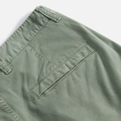 Outlet Stone Island Stretch Cotton Wool Satin Garment Dyed Cargo Pant Sage