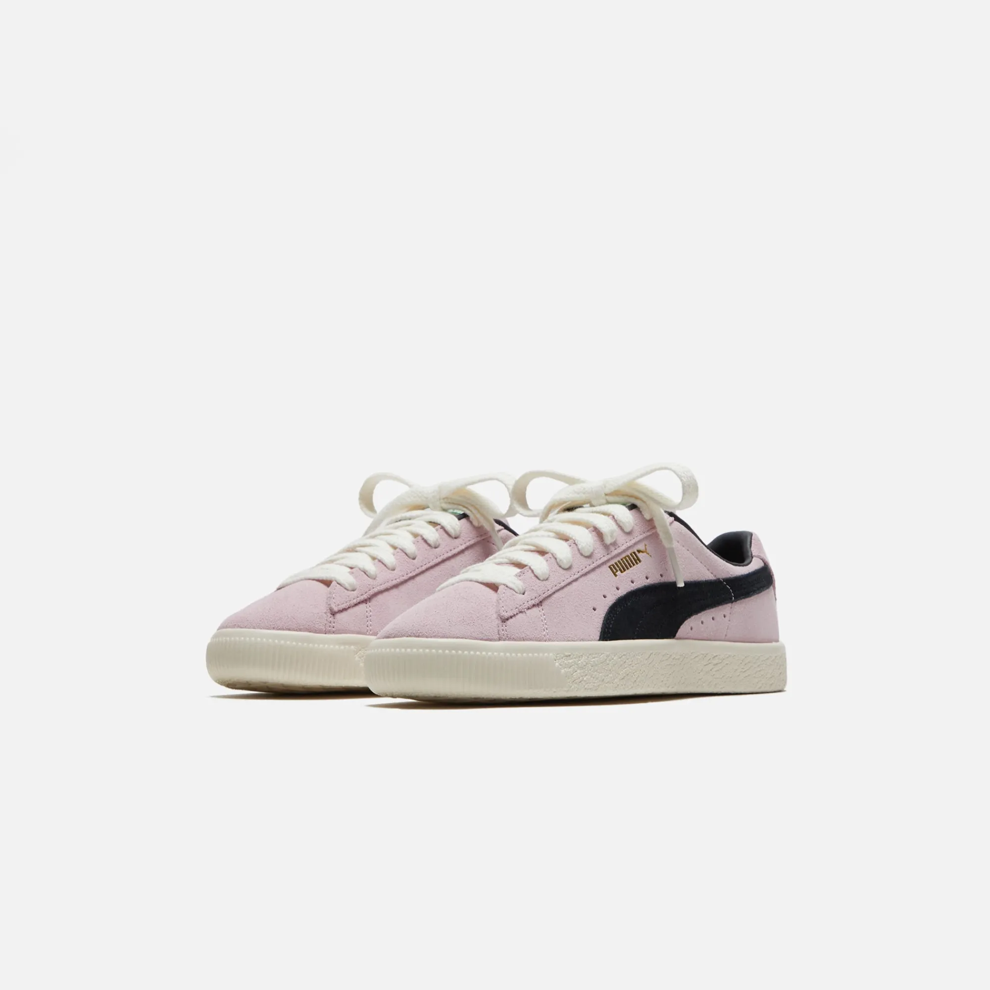 New Puma Suede Vintage Pearl Pink / Puma Black / Frosted Ivory