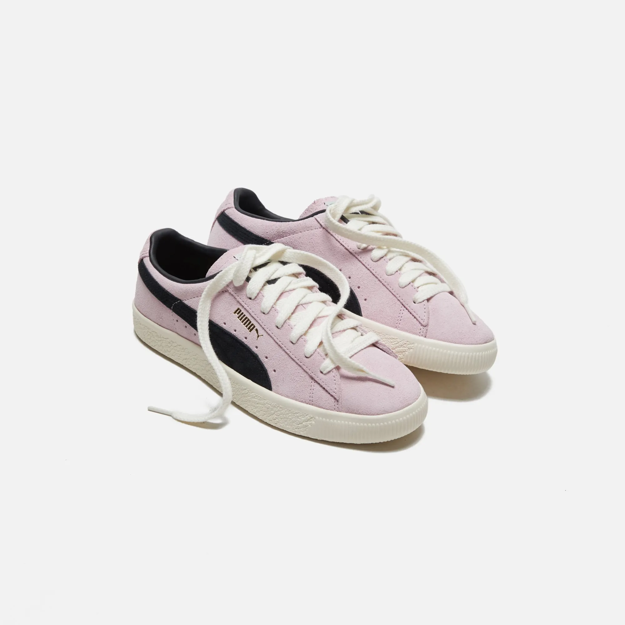 New Puma Suede Vintage Pearl Pink / Puma Black / Frosted Ivory