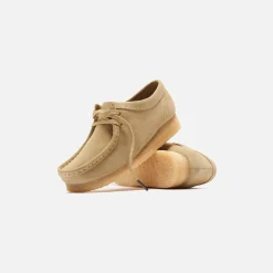 Flash Sale Clarks Suede Wallabee Maple