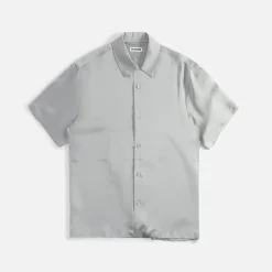 Outlet Jil Sander Sustainable Fluid Viscose Shirt Silver Grey