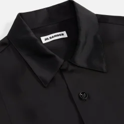 Shop Jil Sander Sustainable Fluid Viscose Black