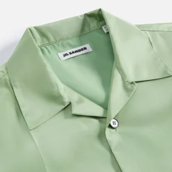 Best Jil Sander Sustainable Fluid Viscose Shirt Lime Green