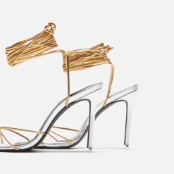 Store Black Suede Studio Talia Silver / Gold