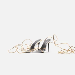 Store Black Suede Studio Talia Silver / Gold