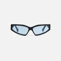 New Port Tanger Talid Black Acetate / Rif Blue Lens