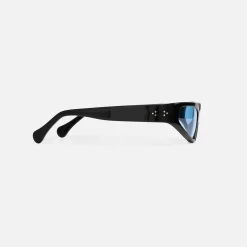 New Port Tanger Talid Black Acetate / Rif Blue Lens