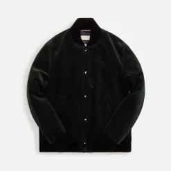 New Saint Laurent Teddy Velvet Jacket Forest Green