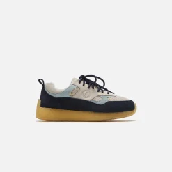 Clearance Clarks 8Th Street Lockhill Dark Blue Combi