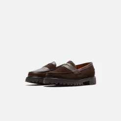 New Blackstock u0026 Weber The Ellis Penny Loafer Chocolate Flip