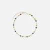 Cheap VEERT The Single Freshwater Pearl Necklace Yellow Gold / Multi Green