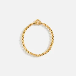 Online Tom Wood Thick Rolo Bracelet Gold