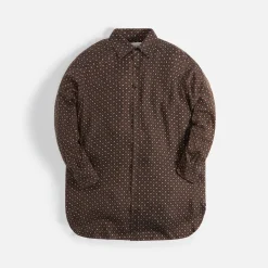 Online Margiela Tie Print Shirt Brown