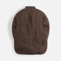 Online Margiela Tie Print Shirt Brown
