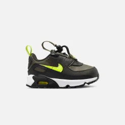 Best Sale Nike Toddler Air Max 90 Toggle Se Medium Olive / Volt / Sequoia / Black