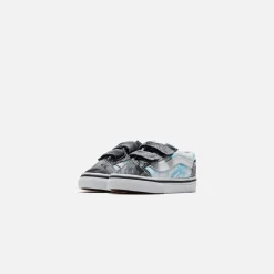 Sale Vans Toddler Old Skool V Marble Black / Blue