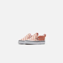 Cheap Vans Toddler Slip-On V Color Theory Checkerboard Sun Baked