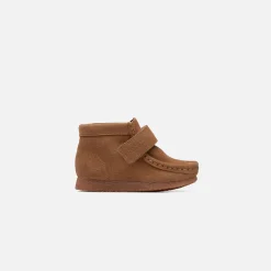 Sale Clarks Toddler Wallabee Boot Wheat Suede