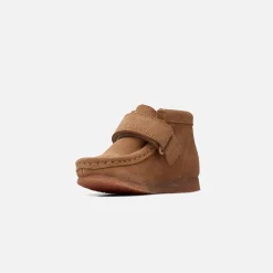 Sale Clarks Toddler Wallabee Boot Wheat Suede