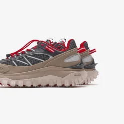 Outlet Moncler Trailgrip Gtx Low Top Sneakers Red / Taupe / Black