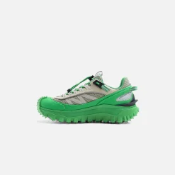 Discount Moncler Trailgrip Low Top Sneakers Green Taupe