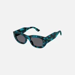 Best Gucci Transparent Chunky Acetate Frame Blue Havana
