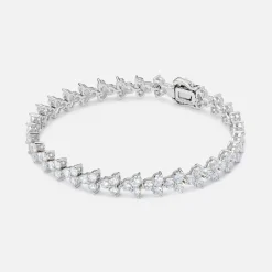 New Hatton Labs Tri-Set Tennis Bracelet Silver