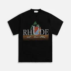Cheap Rhude Tropics Tee Vintage Black