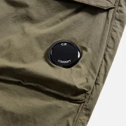 Best Sale CP Company Twill Stretch Utility Pants Bronze Green