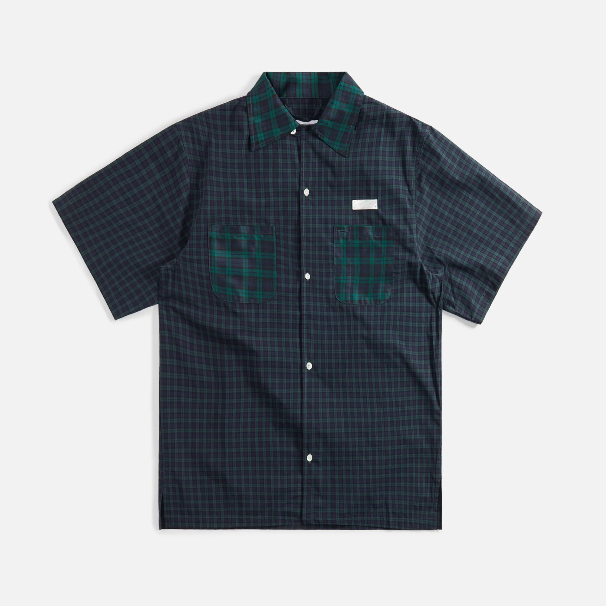 Outlet 4S Designs Utility Shirt Blue Navy Green