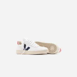 Outlet Veja V-10 White / Navy / Red