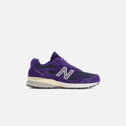 Flash Sale New Balance 9990V4 Purple / Dark Grey / Silver
