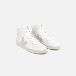 Fashion Veja V-15 Extra Natural Leather White