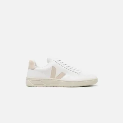 Shop Veja V-12 Leather White Sable