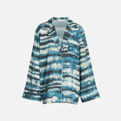 Online Ronny Kobo Valentina Top Blue Tye Dye
