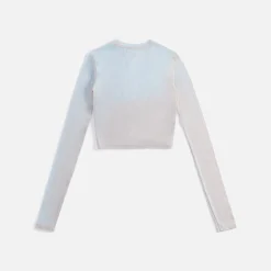 Shop Cotton Citizen Verona Crop Top Pacific Blue Cast