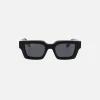 New Off-White Virgil Sunglasses Black / Dark Grey